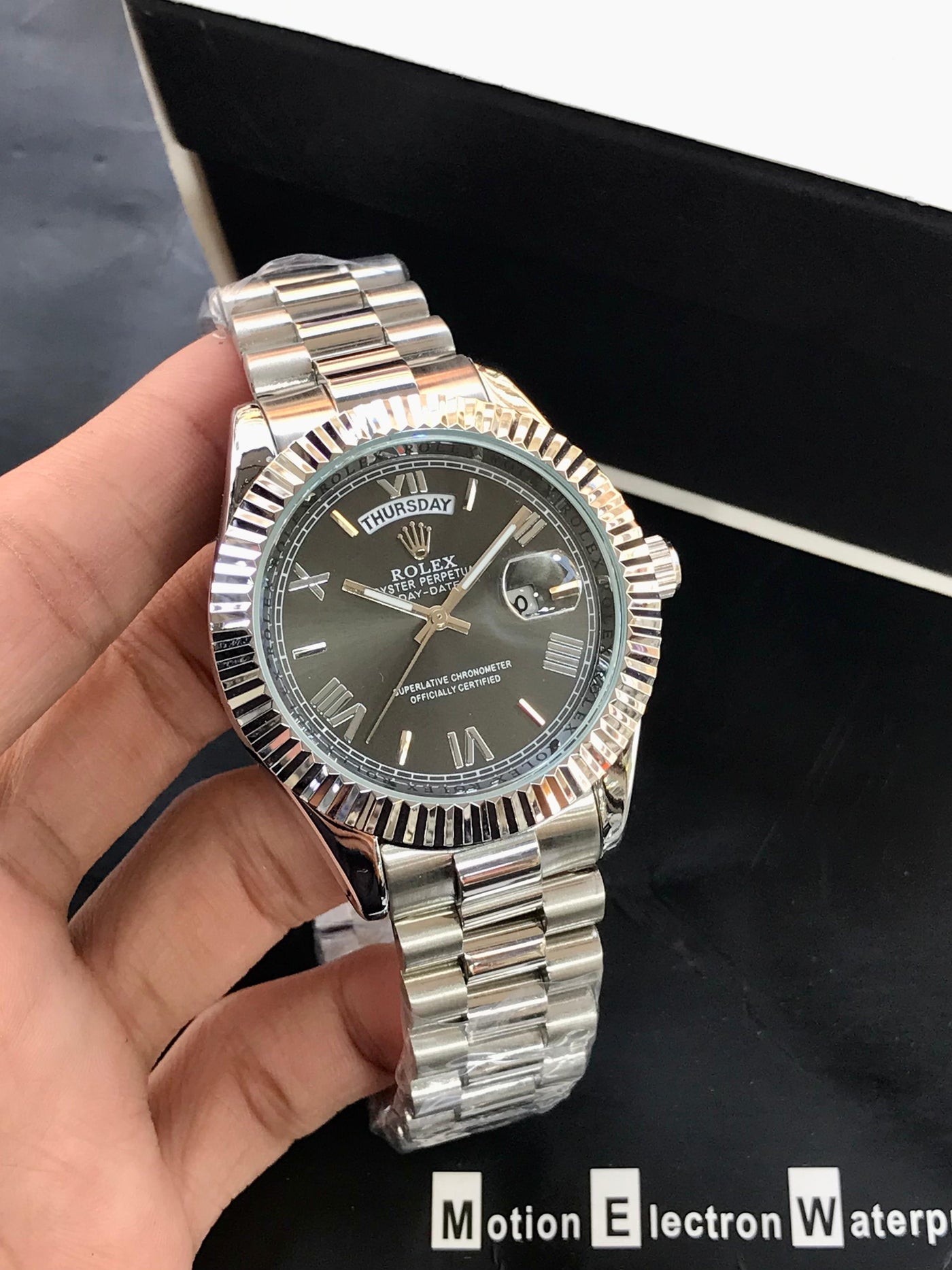 ROLEX MENS WATCH-STAINLESS STEEL