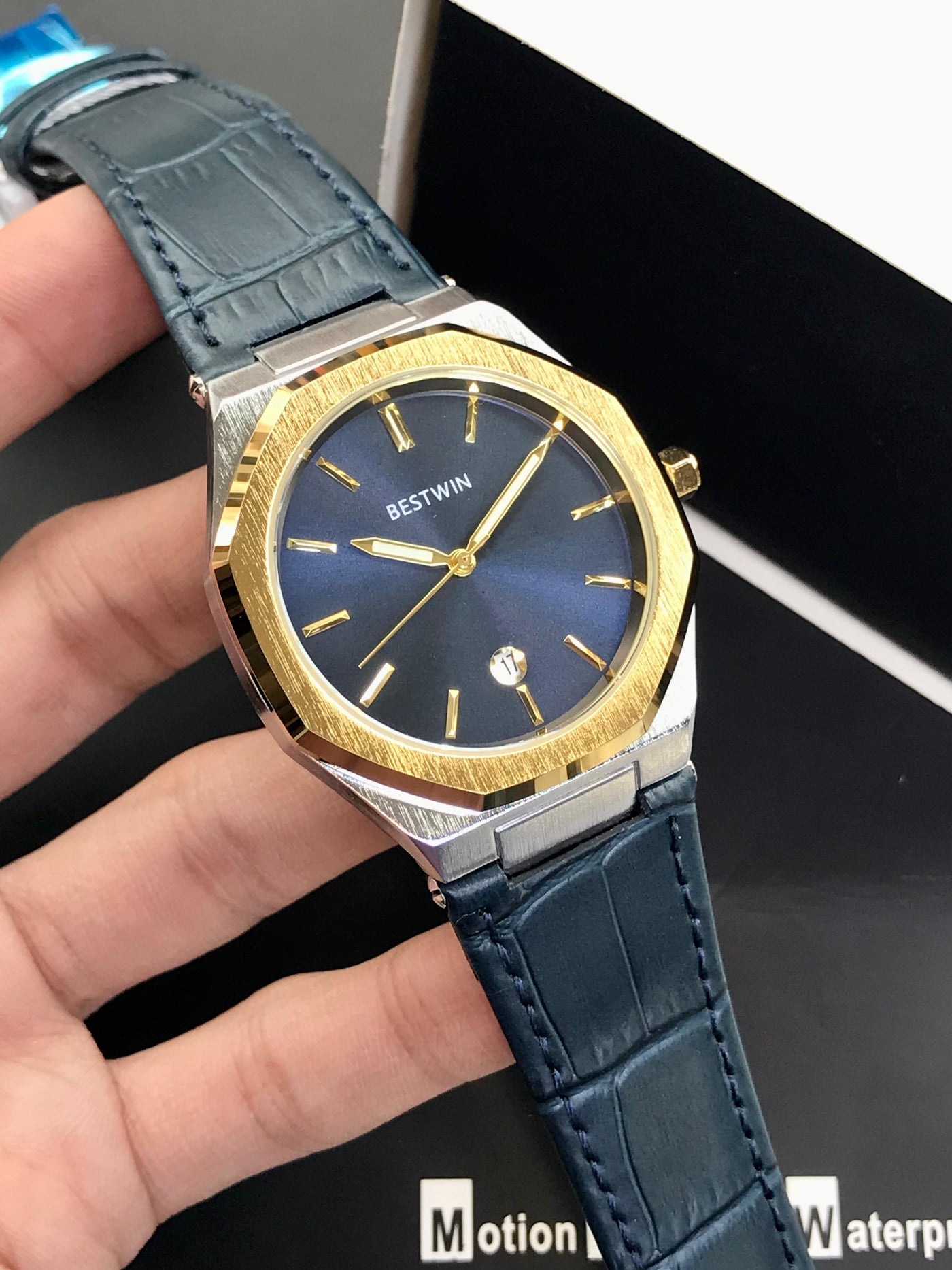 BESTWIN ORIGINAL WATCH- LEATHER STRAP