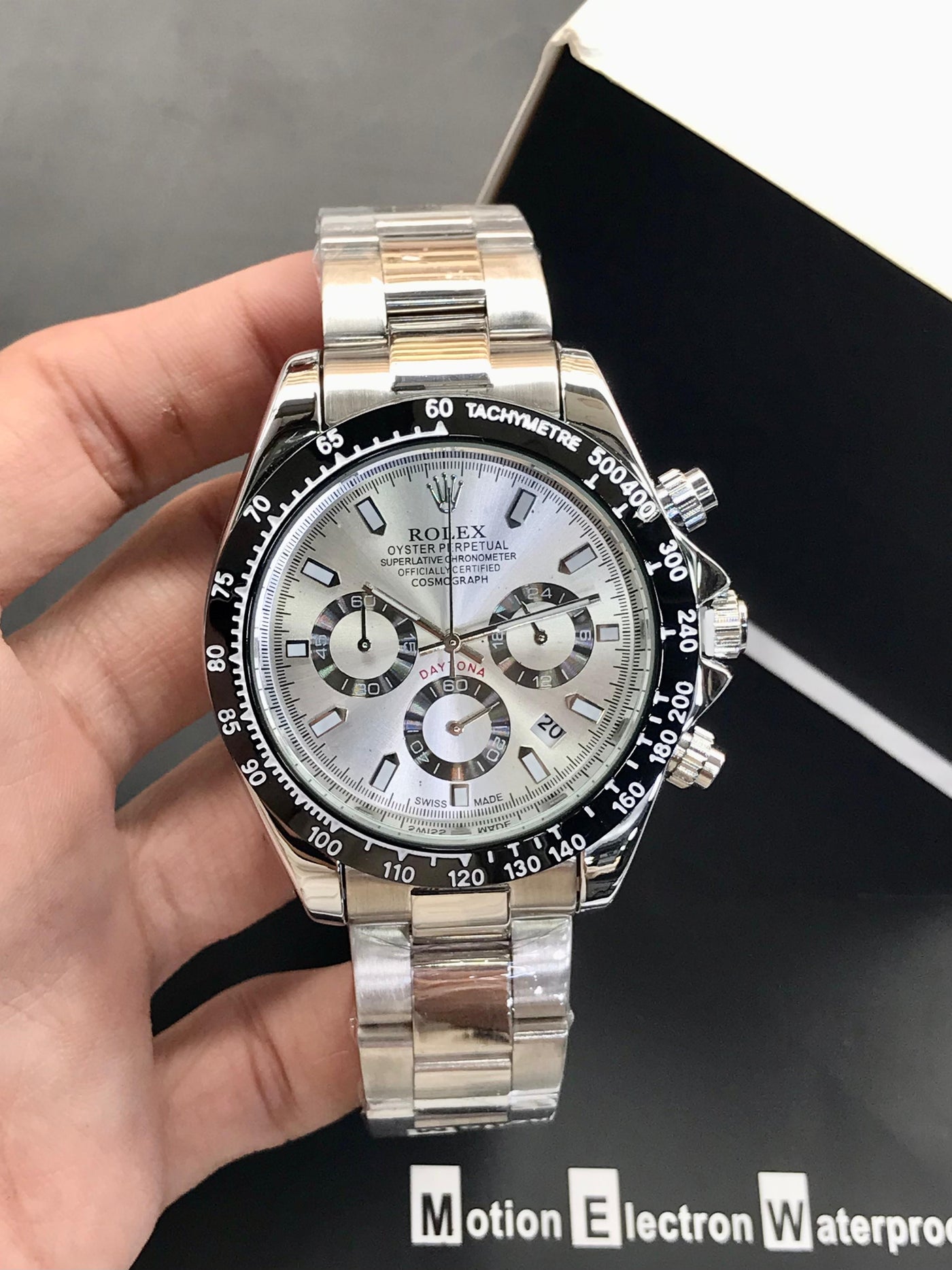 ROLEX DAYTONA- STAINLESS STEEL CHAIN